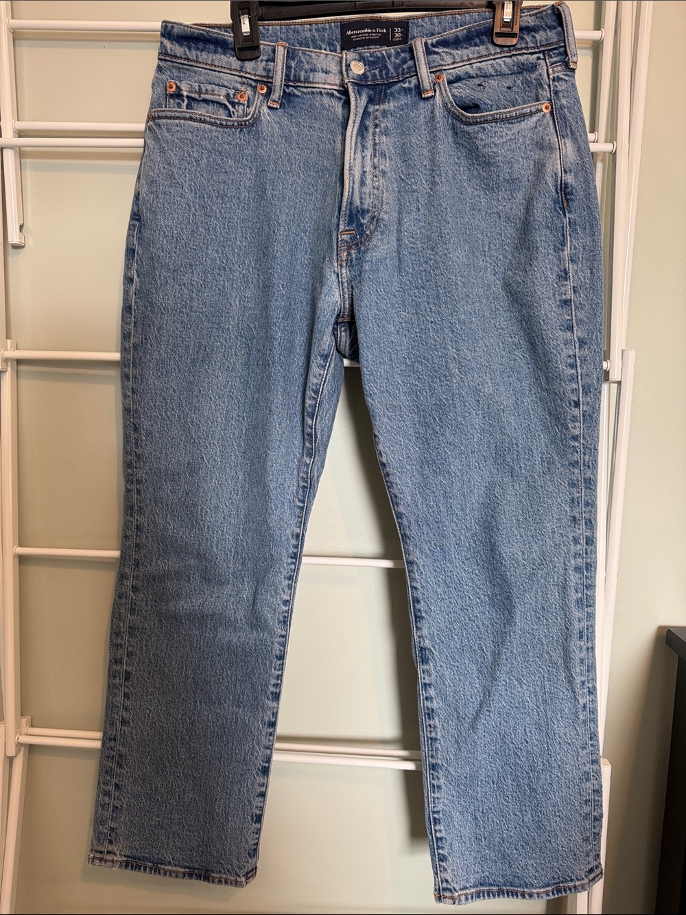 Men's Abercrombie & Fitch Athletic Straight Denim Jeans